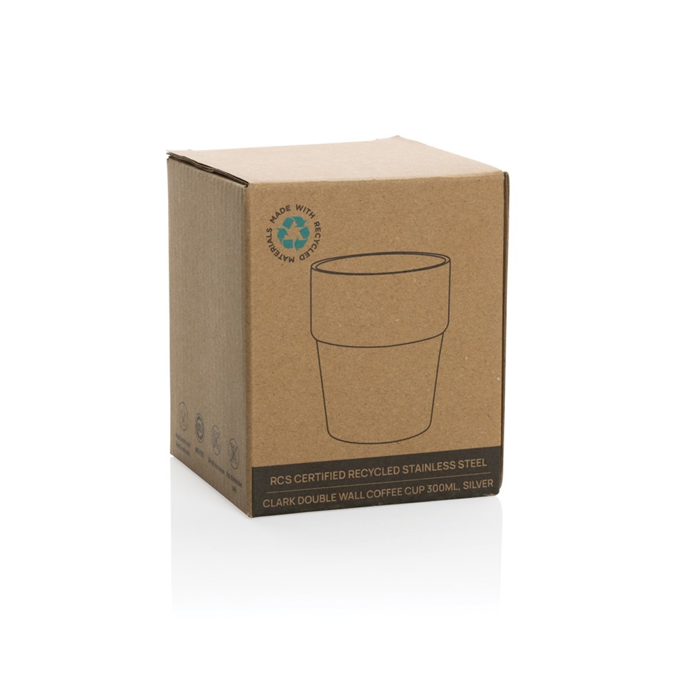 Clark RCS dubbelwandige koffie beker 300ML