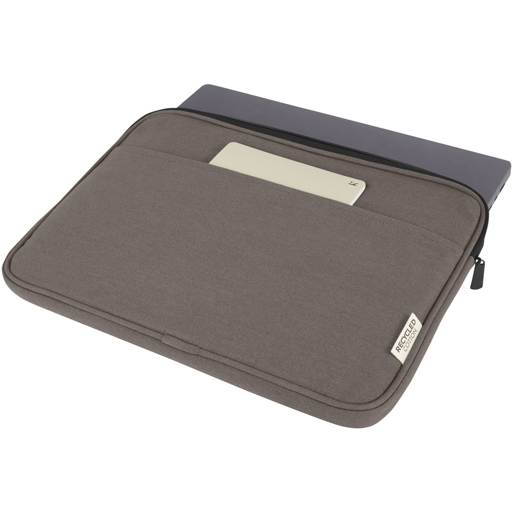 Joey 14 inch GRS gerecyclede canvas laptophoes, 2 l