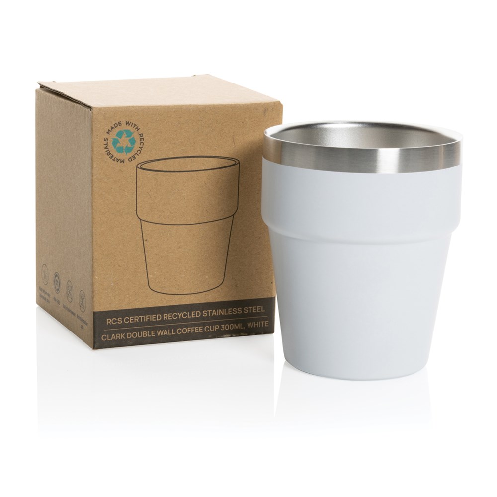 Clark RCS dubbelwandige koffie beker 300ML