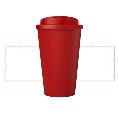 Americano® Eco 350 ml gerecyclede beker met spill-proof deksel