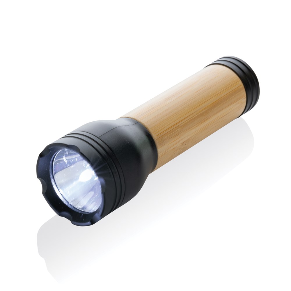 Lucid 3W RCS gerecycled plastic & bamboo zaklamp