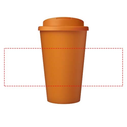 Americano® Eco 350 ml gerecyclede beker met spill-proof deksel