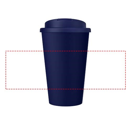 Americano® Eco 350 ml gerecyclede beker met spill-proof deksel