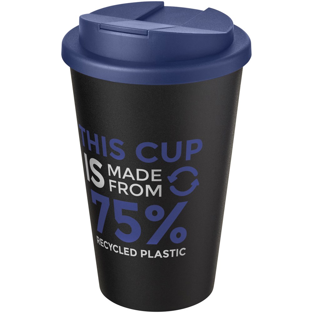 Americano® Eco 350 ml gerecyclede beker met spill-proof deksel