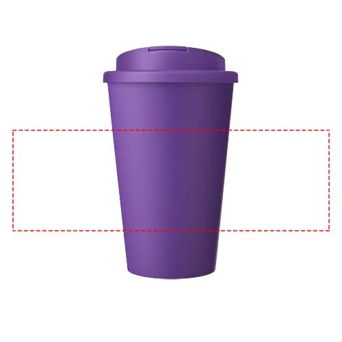 Americano® Eco 350 ml gerecyclede beker met spill-proof deksel