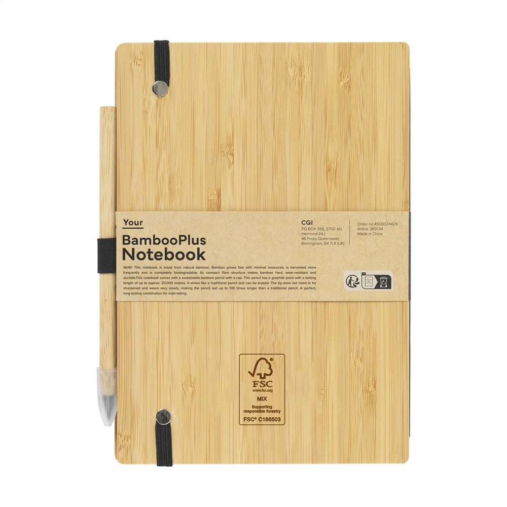 BambooPlus Notebook A5 - Inkless Pen