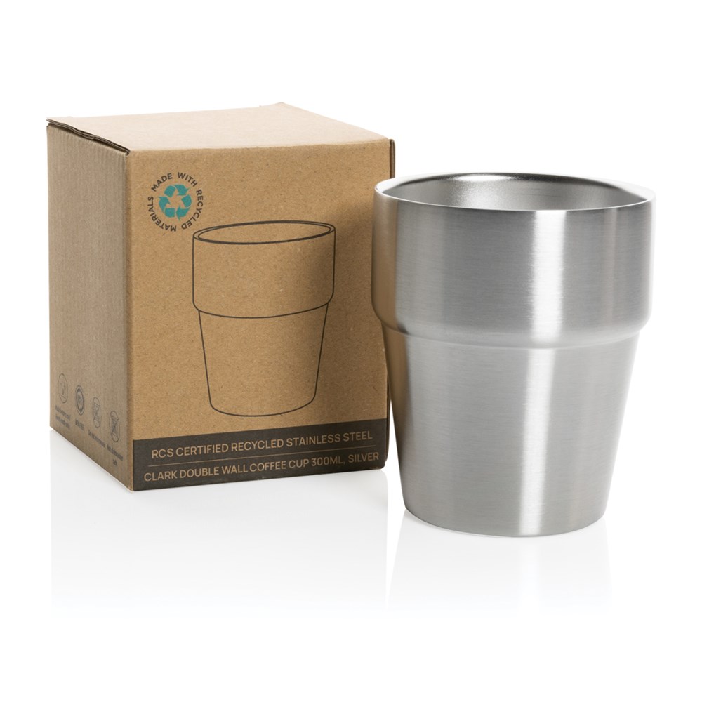 Clark RCS dubbelwandige koffie beker 300ML