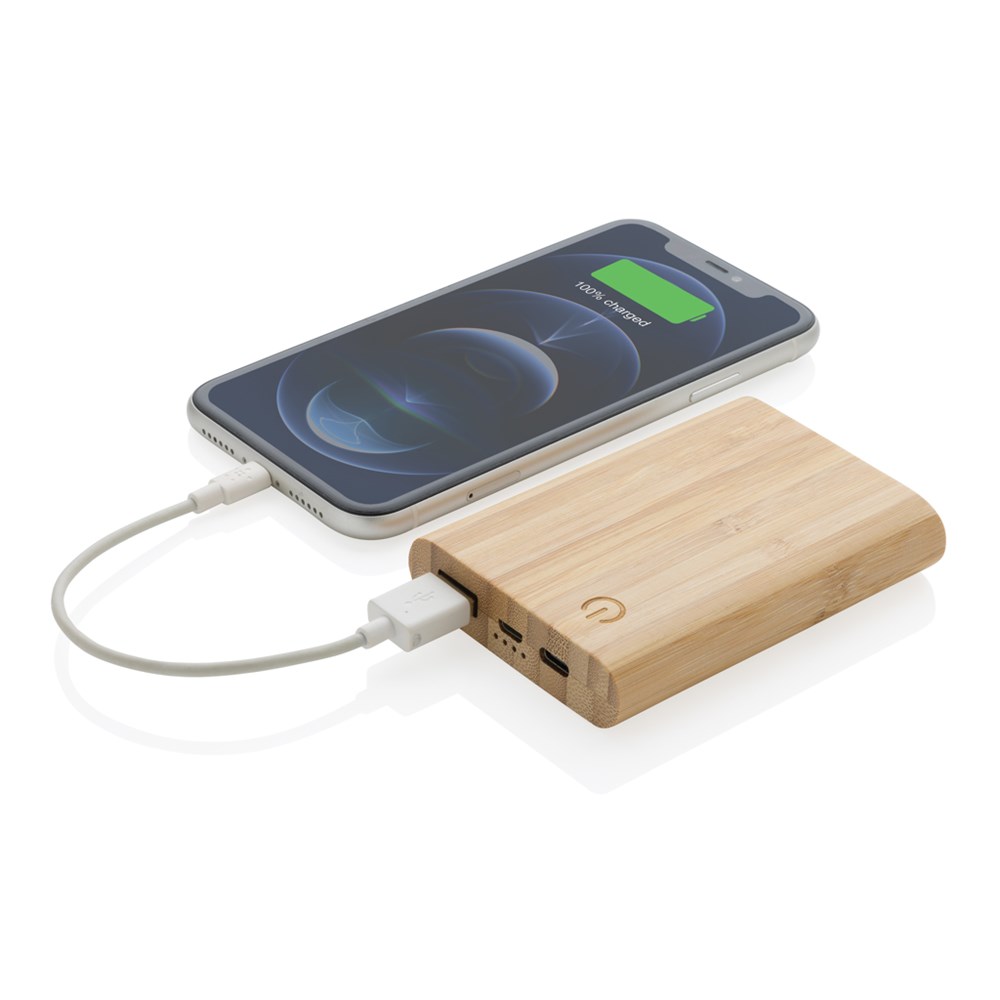 Bamboe 5.000 mAh powerbank