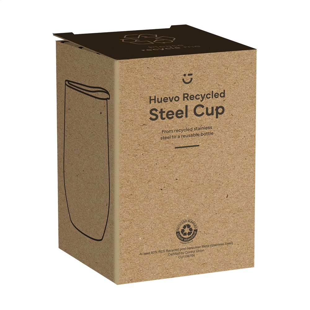 Huevo RCS Recycled Steel Cup 350 ml thermosbeker