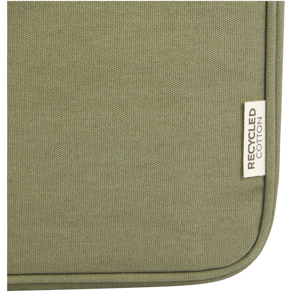 Joey 14 inch GRS gerecyclede canvas laptophoes, 2 l