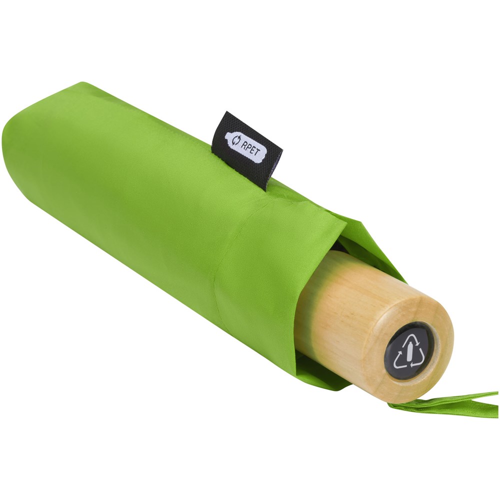 Birgit 21'' opvouwbare windproof gerecyclede PET-paraplu