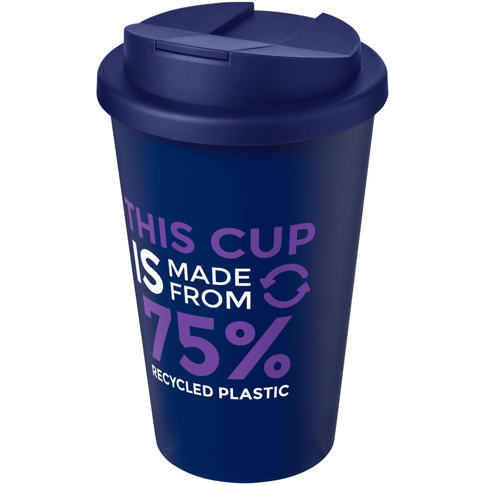 Americano® Eco 350 ml gerecyclede beker met spill-proof deksel