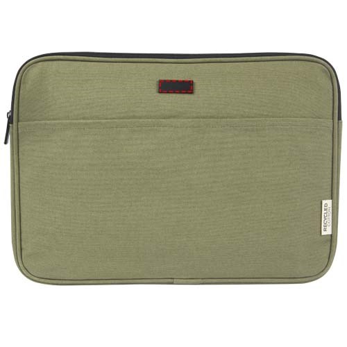 Joey 14 inch GRS gerecyclede canvas laptophoes, 2 l