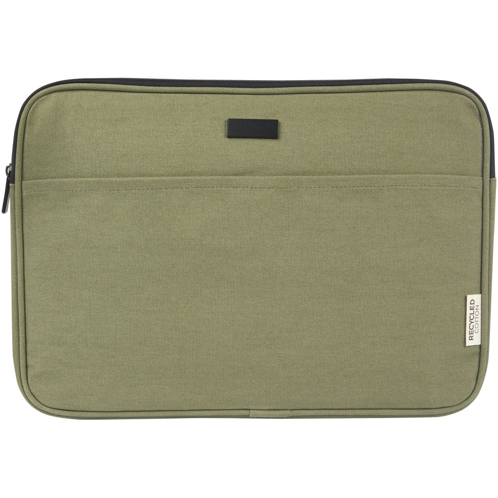 Joey 14 inch GRS gerecyclede canvas laptophoes, 2 l