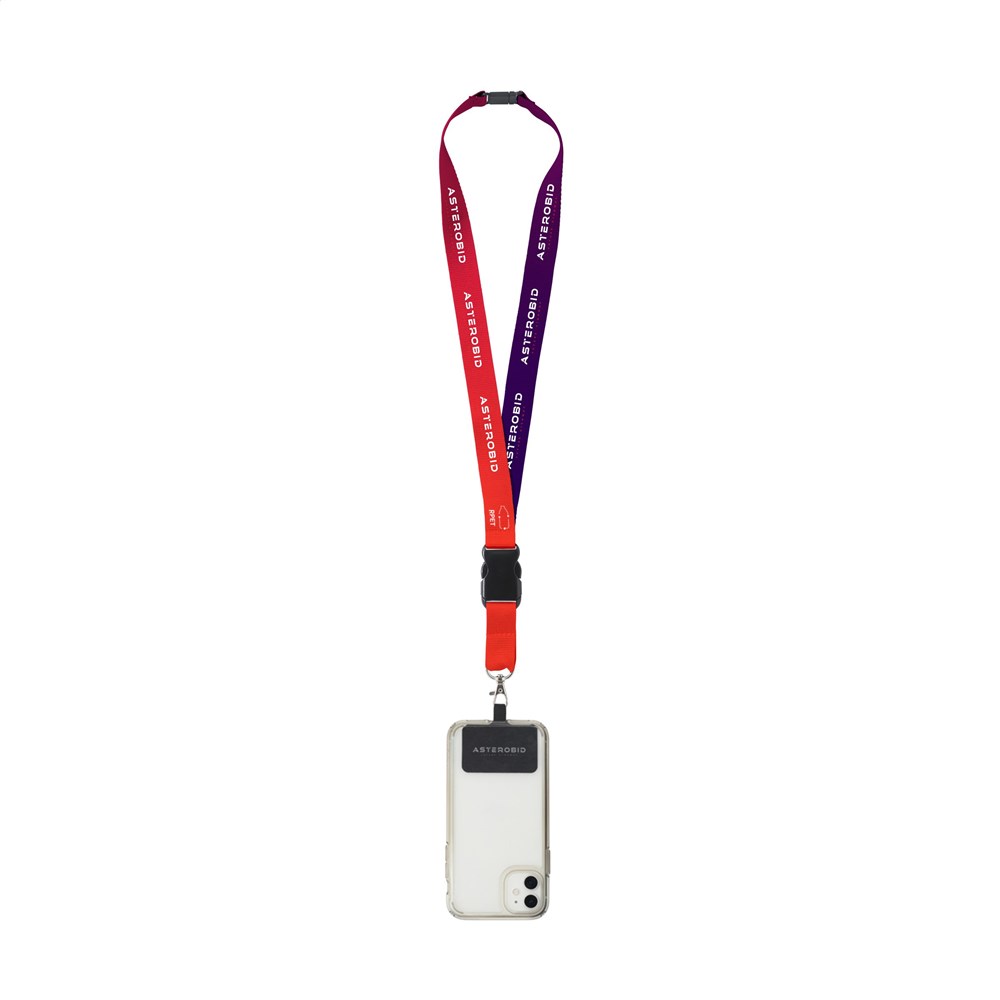 Lanyard Promo Complete Sublimatie RPET 2 cm met Patch