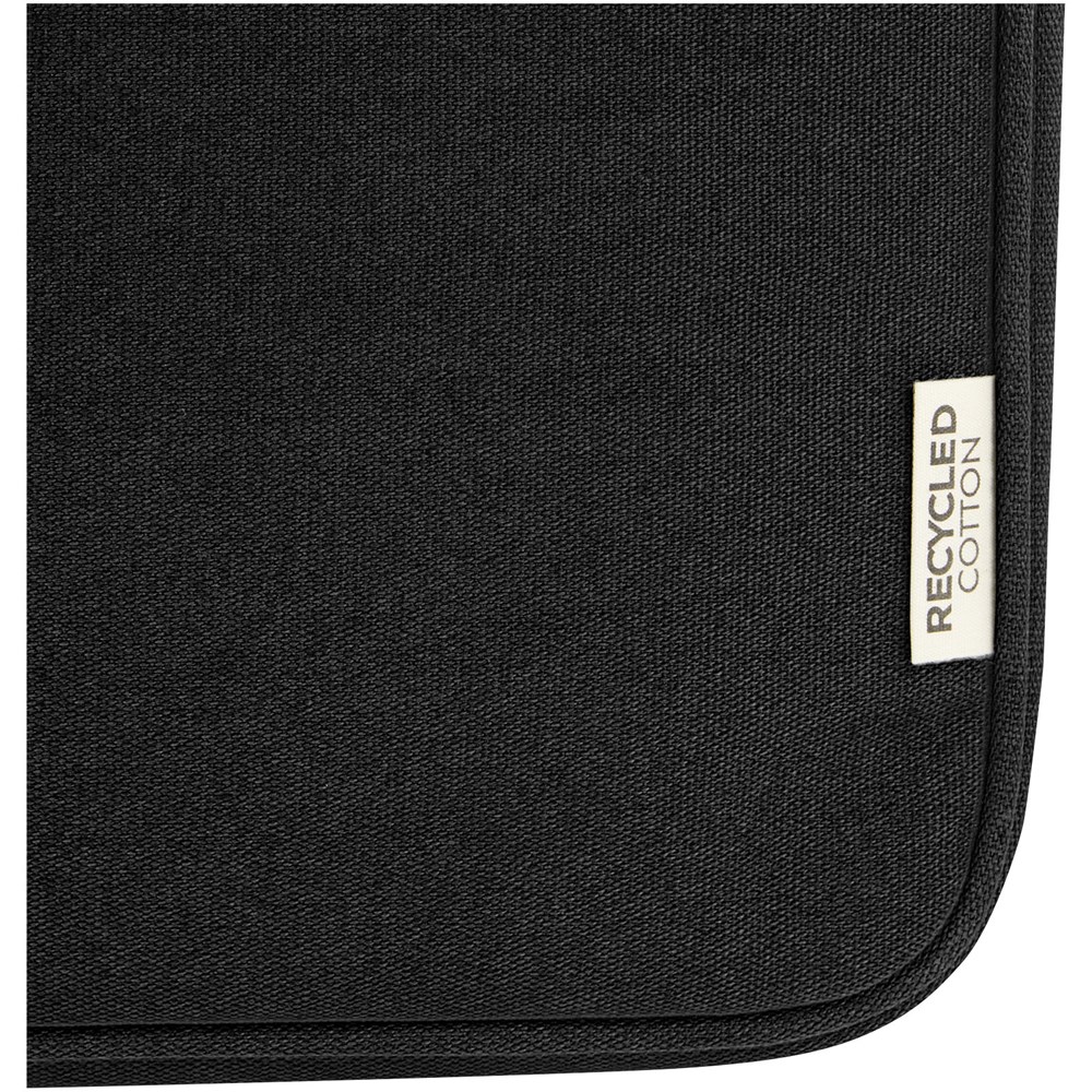 Joey 14 inch GRS gerecyclede canvas laptophoes, 2 l