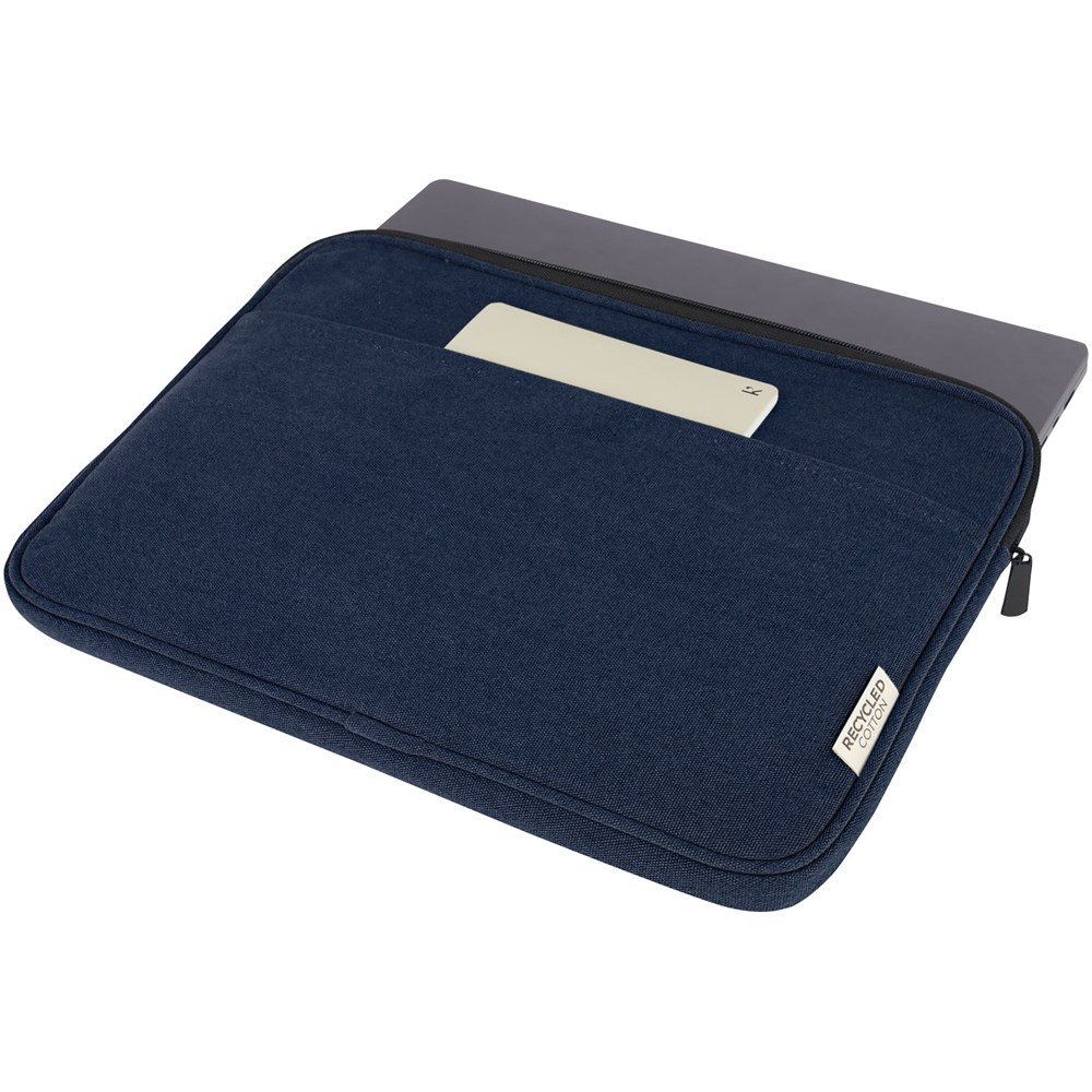 Joey 14 inch GRS gerecyclede canvas laptophoes, 2 l