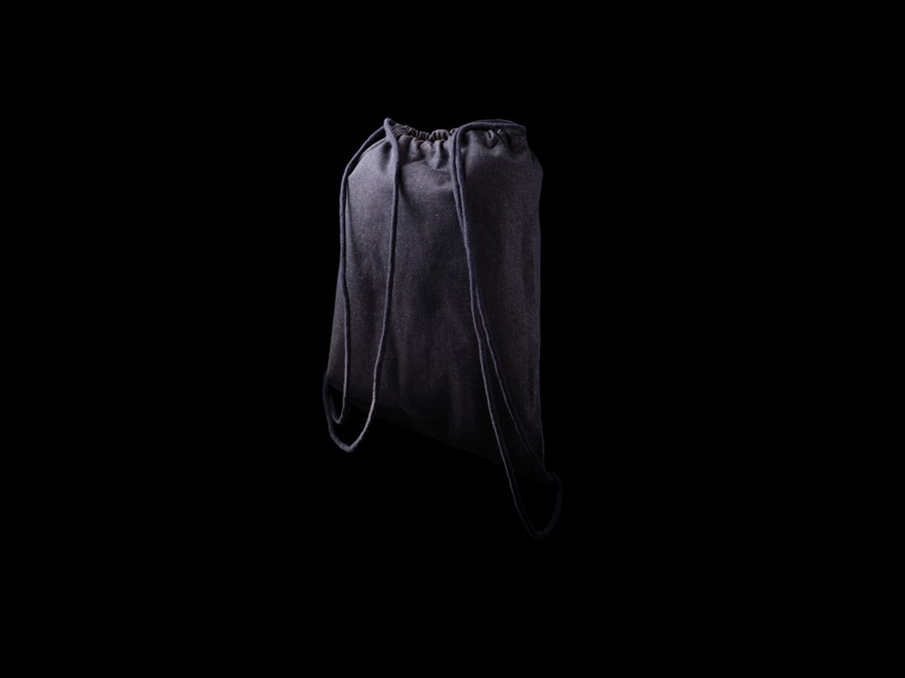 Impact AWARE™ recycled denim drawstring rugzak